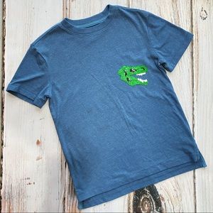 Cat &Jack Sequined Dinosaur TShirt S 6/7